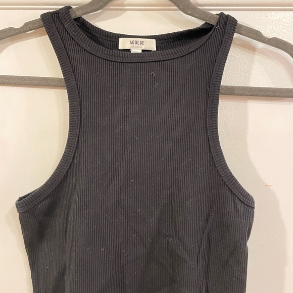 AGOLDE Black Ribbed Racerback - Picture 6 of 13